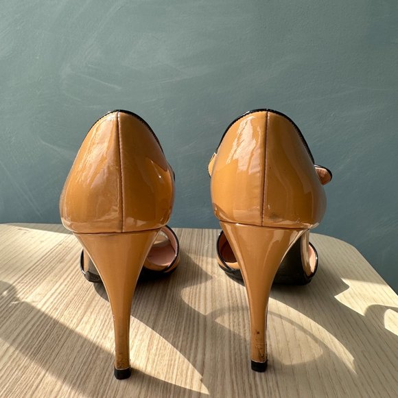 Prada VIntage Strap Open-Toed Heels - Picture 6 of 9